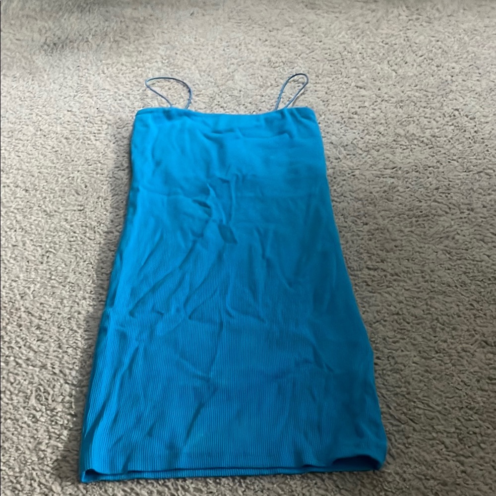 Pull&Bear Vibrant Blue Mini Dress